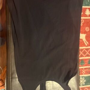 Black lululemon tank top size 8